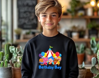 Plim Plim Kids Sweatshirt, Carnival Birthday Sweatshirt, Birthday Boy Shirt, Matching Circus Birthday Hoodie, Carnival Circus Birthday Gift