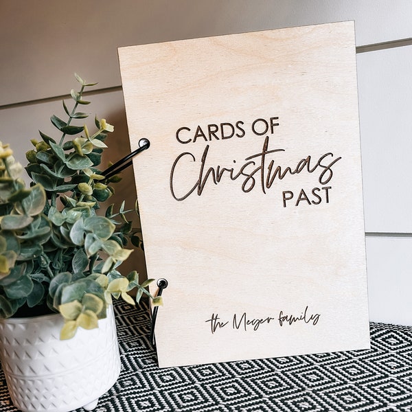 Christmas Card Keeper | Christmas Card Holder | Card Keeper | Memory Holder | Cards of Christmas Past