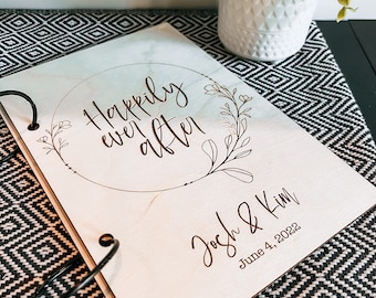 Personalized Wedding Card Keeper | Engraved Baltic Birch