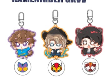 Kamen Rider Gavv |  Acrylic Keychains | Shoma | Hanto | Rakia