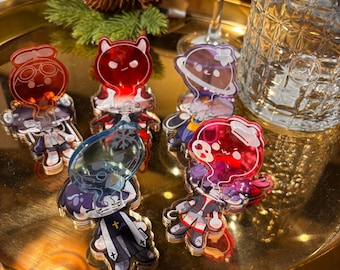 LADS | Halloween theme Acrylic Standee Chibi | Zayne Xavier Rafayel Sylus Caleb - Love And Deepspace