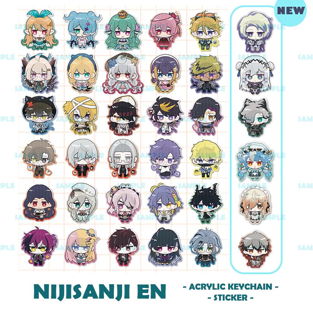 Nijisanji EN Acrylic Charms Keychains | 2" Keycharms | Vtuber