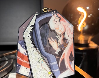 Arknights | Project Babel Theme Special Acrylic Keychain | Theresa | Priestess | Kal&#39;tsit