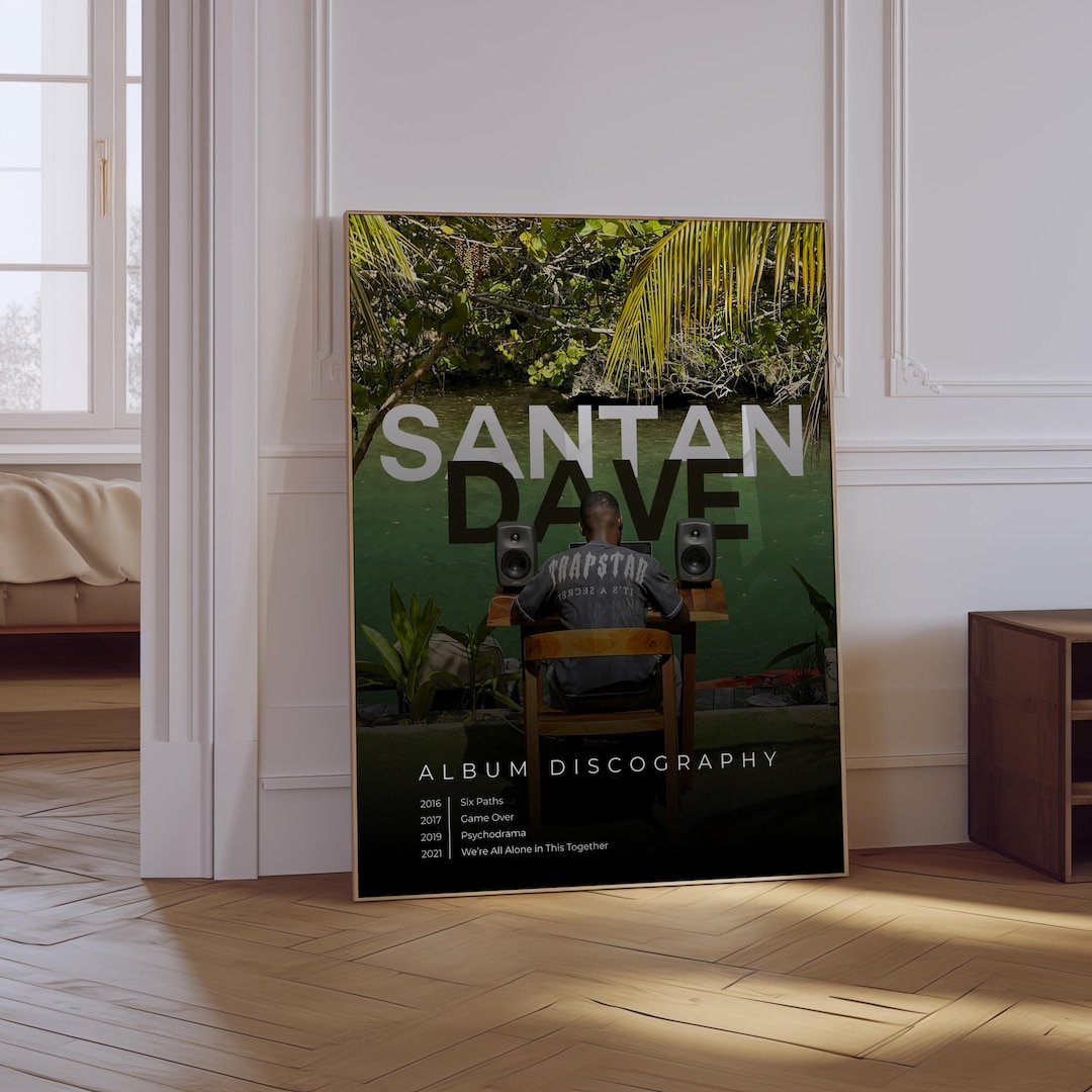Poster Su Tela Santan Dave 20x30 Cm - Stampa Moderna Per Camera Da Letto, Soggiorno - 4