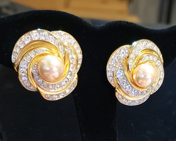 Nolan Miller Earrings, Sparkling Rhinestone Earrin