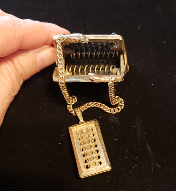 Make and Offer! Antique Chatelaine Purse, Black Be