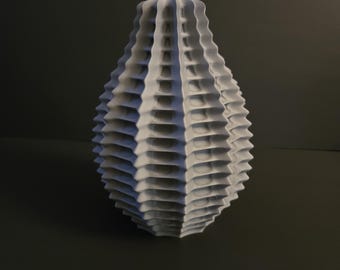 Ribbed Flower Vase
