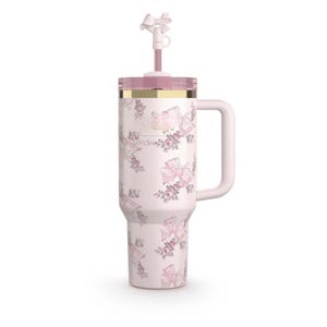 Love Shack Fancy Stanley Tumbler: Floral 40oz Personalized Travel Mug