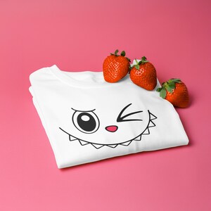 Monster Faces SVG Bundle: Kawaii Cartoon Clipart (Digital Download)