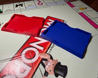 Card Tray Holder for Monopoly & UNO and more | Card tray for playing cards up to 90×60 mm | Board game accessory