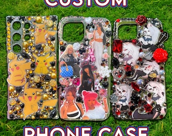 Custom Fandom / Celebrity Phone Case | Handmade (3D JUNK / BLING CASE) for Samsung / iPhone / Google Pixel / Other