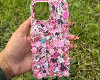 Kawaii Mouse Phone Case | Handmade (3D JUNK / BLING CASE) for Samsung / iPhone / Google Pixel / Other