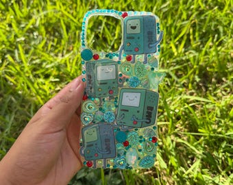 Little Robot Phone Case | Handmade (3D JUNK / BLING CASE) for Samsung / iPhone / Google Pixel / Other