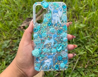 Kawaii Ice Anime Cartoon Monster Phone Case | Handmade (3D JUNK / BLING CASE) for Samsung / iPhone / Google Pixel / Other