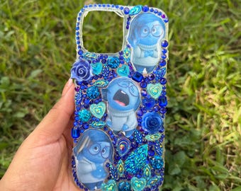 Sadnesss Phone Case | Handmade (3D JUNK / BLING CASE) for Samsung / iPhone / Google Pixel / Other