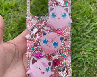 Kawaii Pink Fairy Anime Cartoon Monster Phone Case | Handmade (3D JUNK / BLING CASE) for Samsung / iPhone / Google Pixel / Other