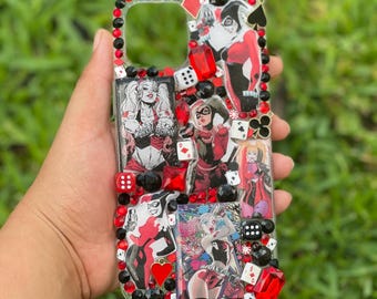 Harlequin Phone Case for iPhone 12 13 14 15 16 Pro Max, Samsung Galaxy S24 S23 S22, Google Pixel