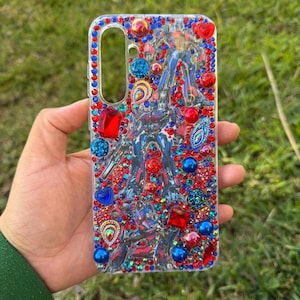 Telefoonhoesje robotauto | Handgemaakt (3D JUNK / BLING CASE) voor Samsung / iPhone / Google Pixel / Overig