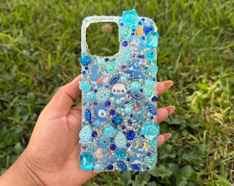 Water Starters Phone Case | Handmade (3D JUNK / BLING CASE) for Samsung / iPhone / Google Pixel / Other