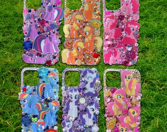Horse Friends Phone Cases | Handmade (3D JUNK / BLING CASE) for Samsung / iPhone / Google Pixel / Other