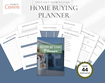 Home Buying Planner: First-Time Buyer Checklist & Organizer (Digital Download)
