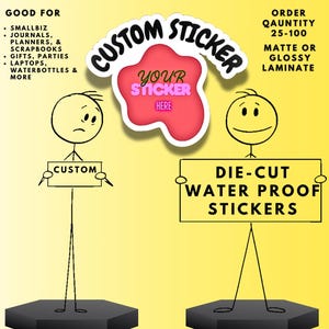 Créez votre propre sticker : nom, logo ou modèle personnalisés