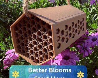 Grow More with Natural Pollination – Mason Bee Hotel for Your Garden