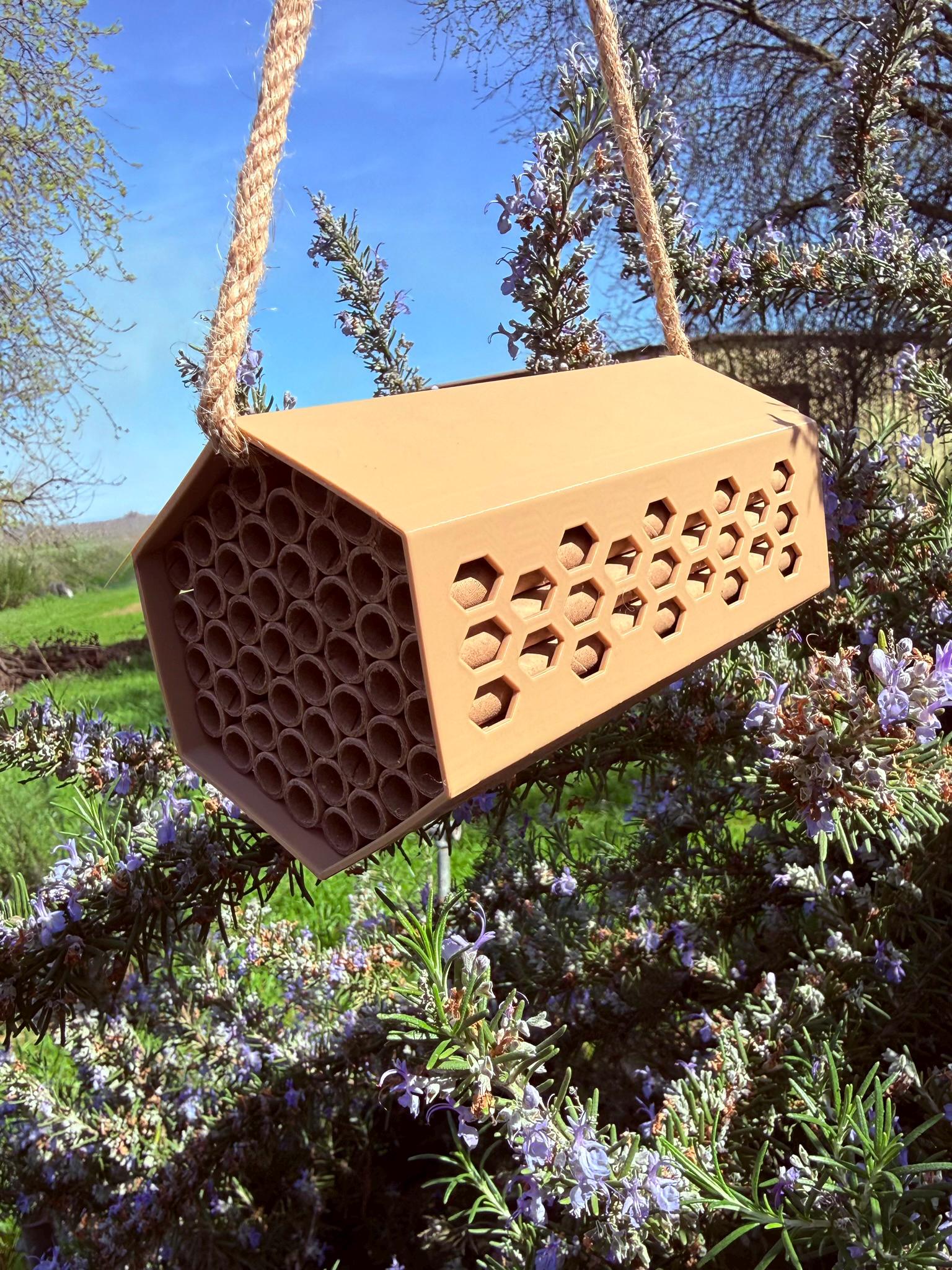 Native Bee Home for Your Garden - Grow More With Natural Pollination - Etsy