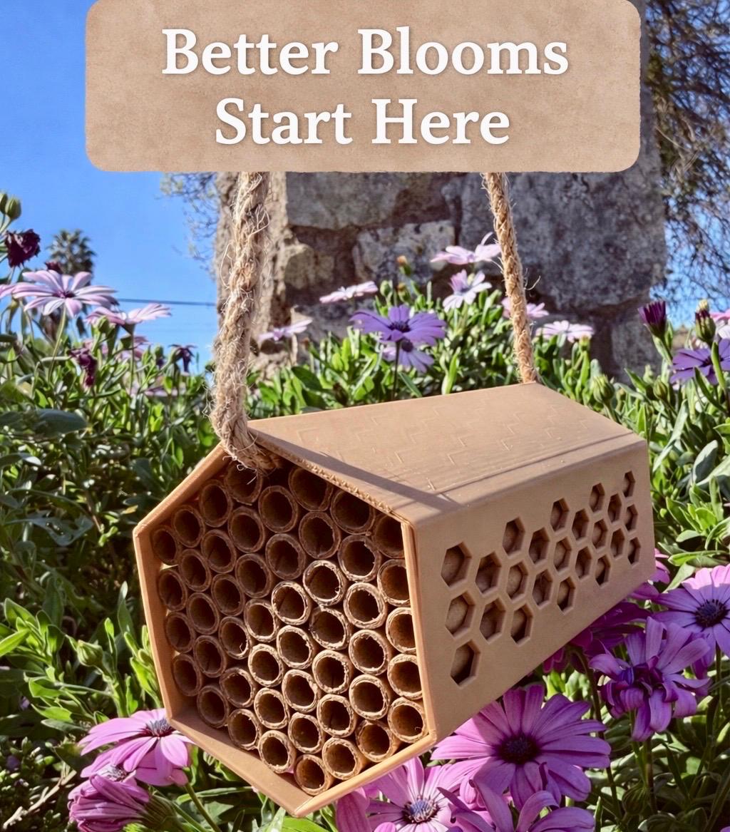 Native Bee Home for Your Garden - Grow More With Natural Pollination - Etsy