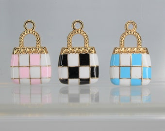 Acosta Jewellery Pink Crystal Lips Keyring Bag Charm