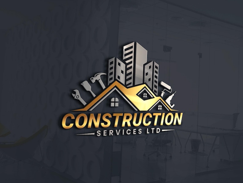 Professional Construction Logo Design: Contractor, Real Estate ...