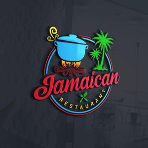 Restaurant logo, Catering Logo, kitchen logo, cuisine logo, bakery Logo, Chef Logo, Fast Food, food business logo, BBQ Grill hot pot logo 3D