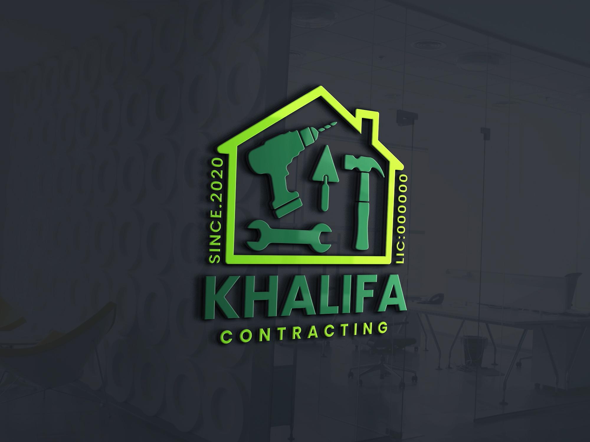 Custom Construction Logo for Handyman, Remodeling Builder & Contractor ...