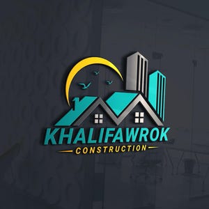 I Will Design Custom Real Estate Logo, Home Logo, House Logo, Building Logo, Contractor Logo, Property Logo, Construction Logo, HVAC 3D Logo