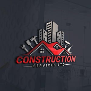 Professional Construction Logo Design: Contractor, Real Estate ...