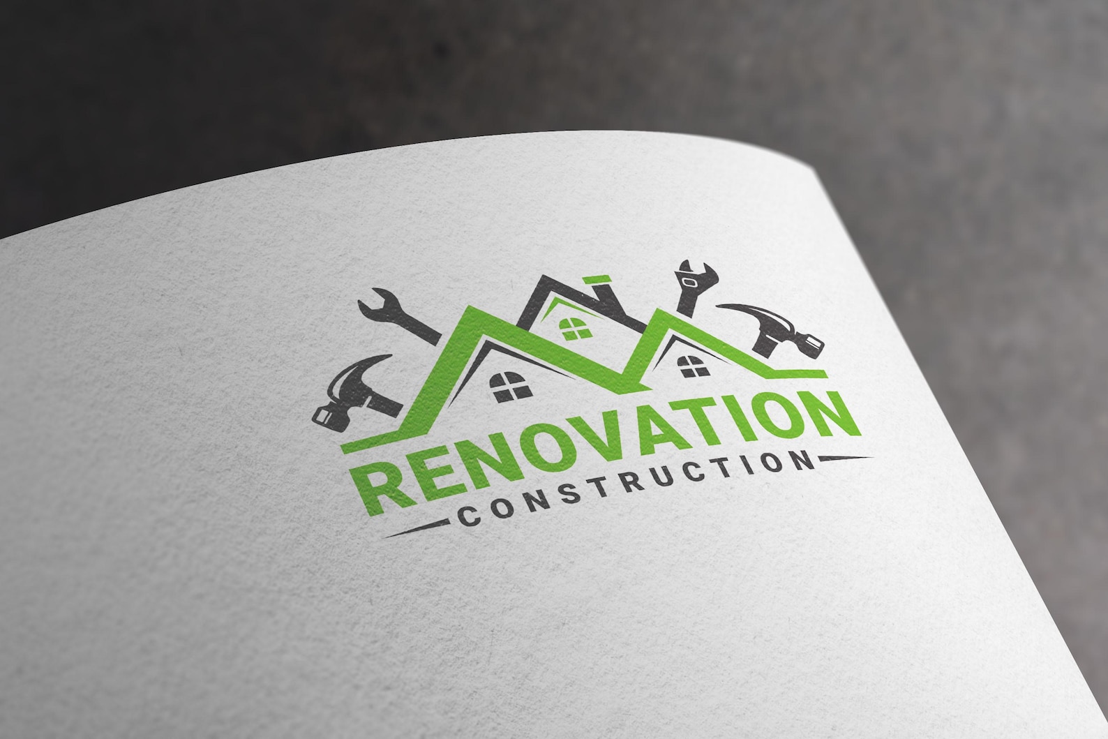 Custom Construction Logo, Handyman Logo, Contractor Logo, Roofing Logo ...