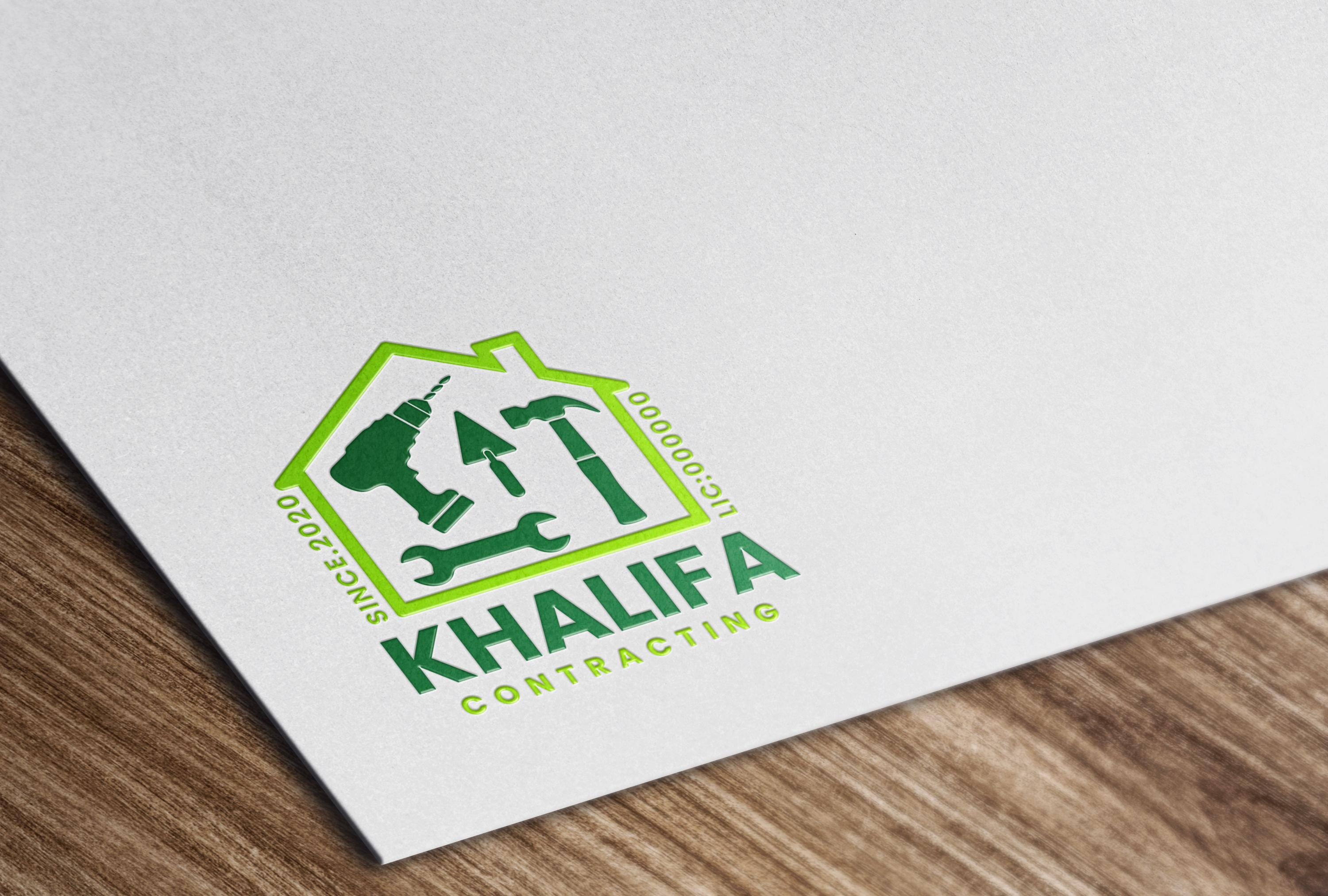 Custom Construction Logo for Handyman, Remodeling Builder & Contractor ...