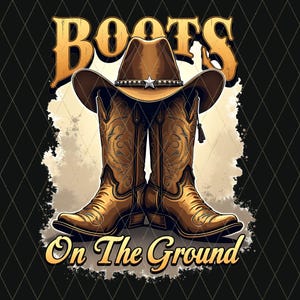 Stiefel Auf dem Boden PNG Line Dance Südsee Soul Blues RnB Workout Cowboy-Stiefel Pinke Cowgirl-Stiefel PNG Sublimation Halbton-Bundle 300 DPI
