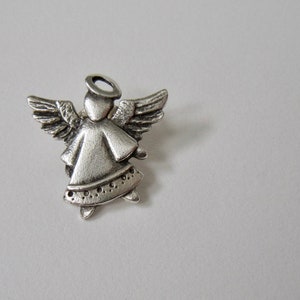 Handgeschnitzter Schutzengel aus Sterlingsilber
