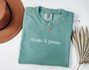 Comfor Colors Oncology Nurse Chemo and Jesus Shirt, Oncology Nurse Crewneck, ONC Graduation Gift, Cancer Nurse Shirt, Oncology Team Gift