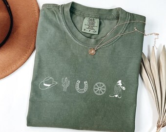 Womens Western Cowgirl Shirt, Western Style, Cowgirl T-Shirt, Cowgirl Aesthetic, CowGirl Tee, Country Girl Shirt, Cowboy Lover,Western Shirt