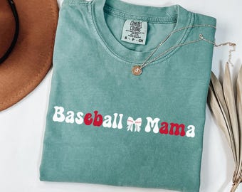 Baseball Mama Shirt, Baseball Mom T-Shirt, Baseball Shirt, Baseball Tee For Mother's Day Gift, Women's Baseball Mama Tshirt For Game Day