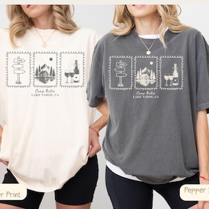 Custom Camp Bachelorette Shirt, Lake Bach Trip Tee, Mountain Bride Camping Shirts, Personalized Bridal Party, Hiking Bach Crew Gift Set Unisex Pepper