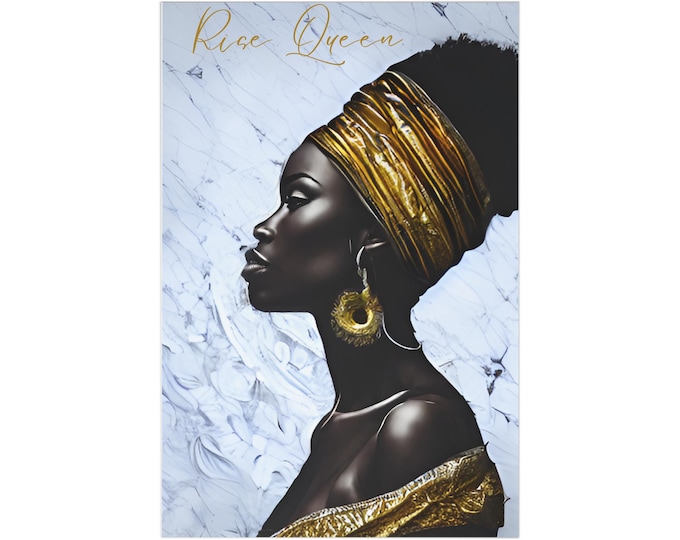 Postcards (7 pcs): Black Woman/Girl, Rise Queen