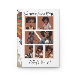 Journal personnalisé à couverture rigide mat pour raconter des histoires de tous les jours, pages lignées, finition mate, cadeau pour écrivains,
