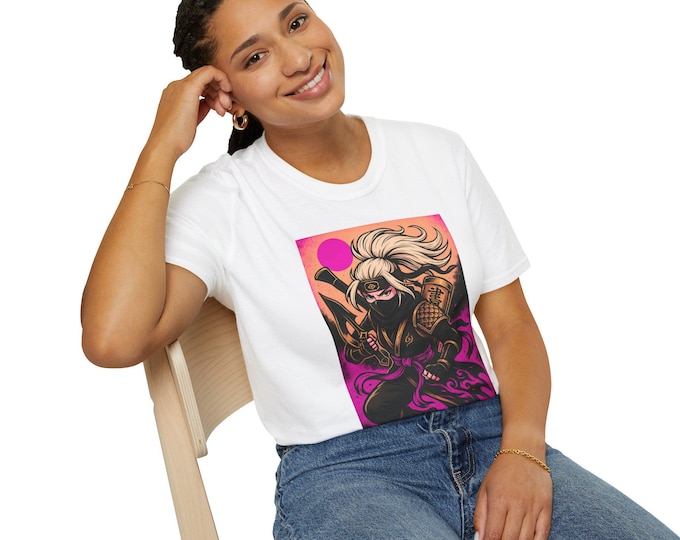 Cool Graphic Tees for Fans of Street Art, Unisex Softstyle T-Shirt, Anime Shirt, Casual Wear, Gifts for Friends, Geek Culture Apparel