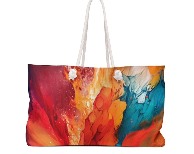 Color blast.Weekender Bag