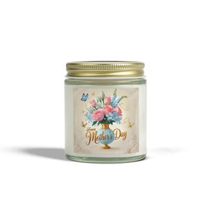 Geurkaars Moederdag: aromatherapiecadeau kokos-abrikozenwas