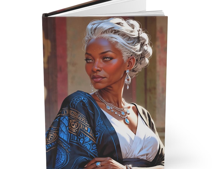 Elegant Hardcover Journal with Artistic Portrait Design