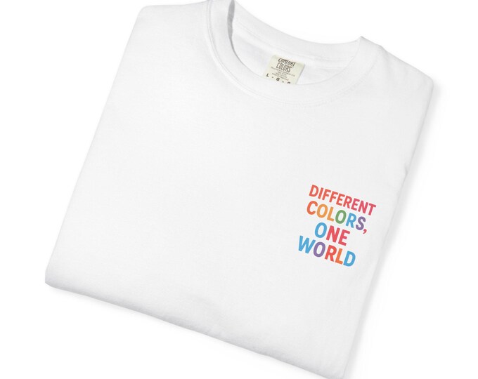 One World Unisex T-Shirt, Celebrate Diversity Tee, Casual Wear, Gift for Friends, Unity, Community